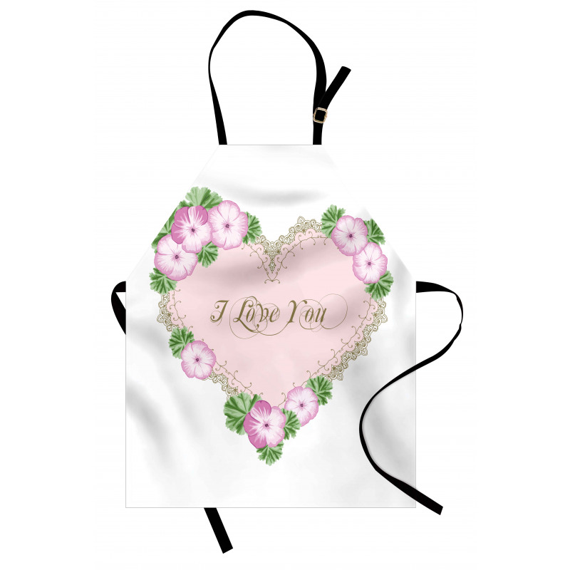 Heart Shaped Vintage Art Apron