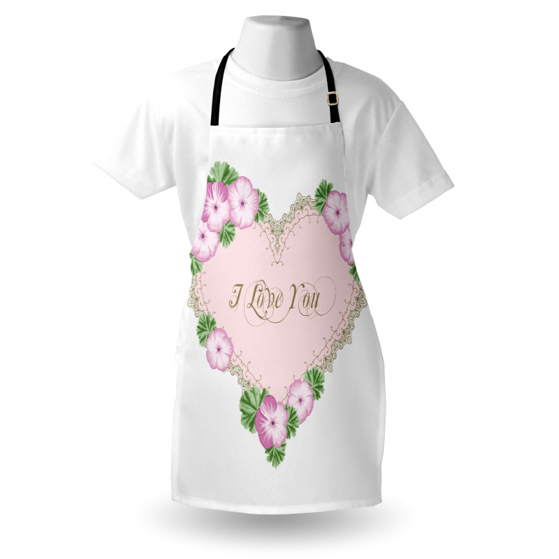 Heart Shaped Vintage Art Apron