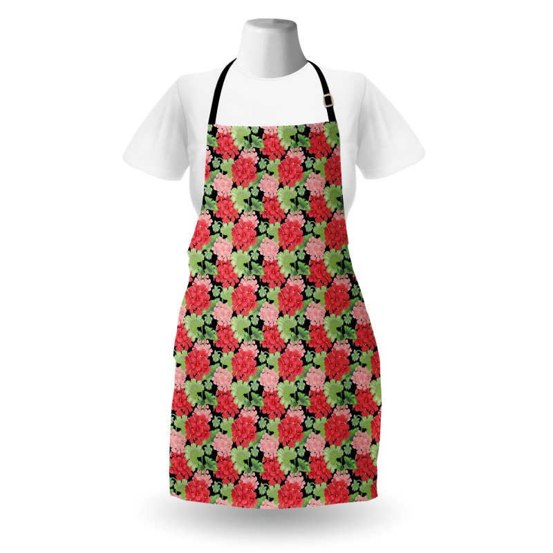 Victorian Flowers Leaves Apron