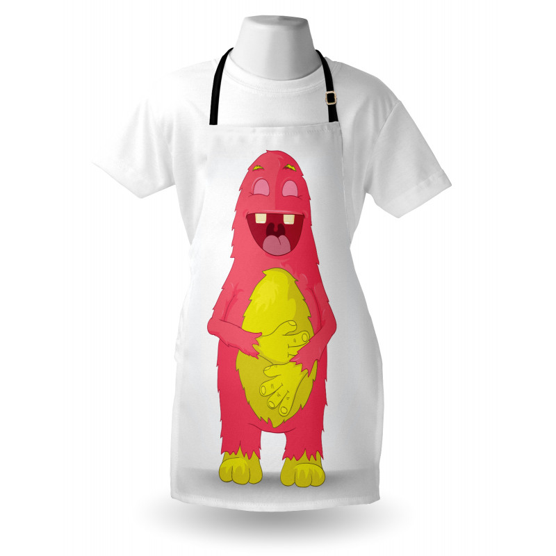 Monster Character Laughing Apron