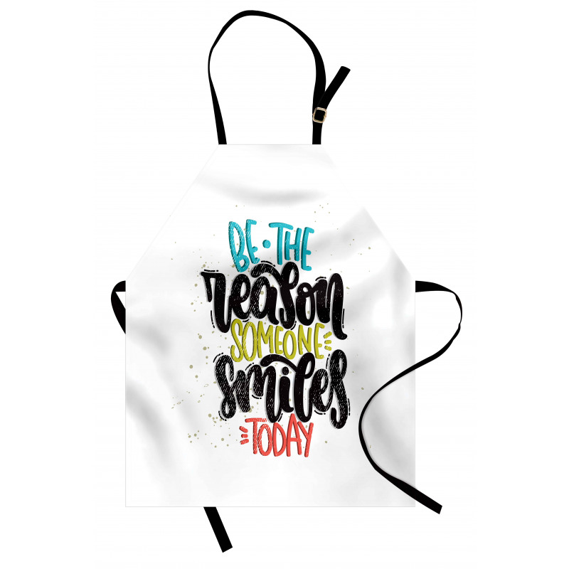 Funky Positive Calligraphy Apron