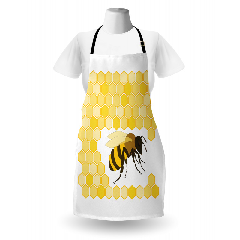 Single Bugnd Hexagons Apron