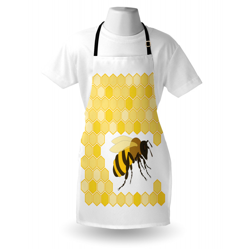 Single Bugnd Hexagons Apron