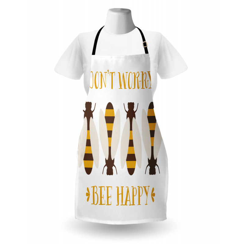 Don't Worry Bee Happy Apron