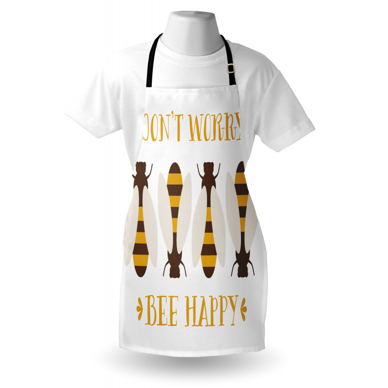 Don't Worry Bee Happy Apron