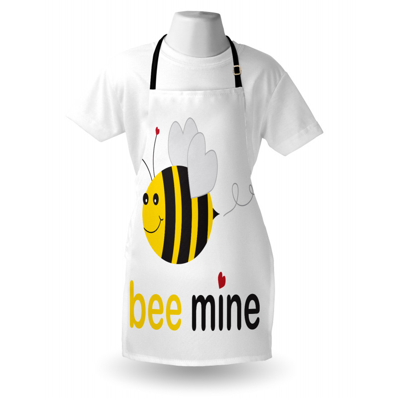 Bee Mine Romantic Cartoon Apron