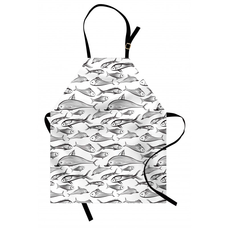 Sketch of Underwater Lives Apron