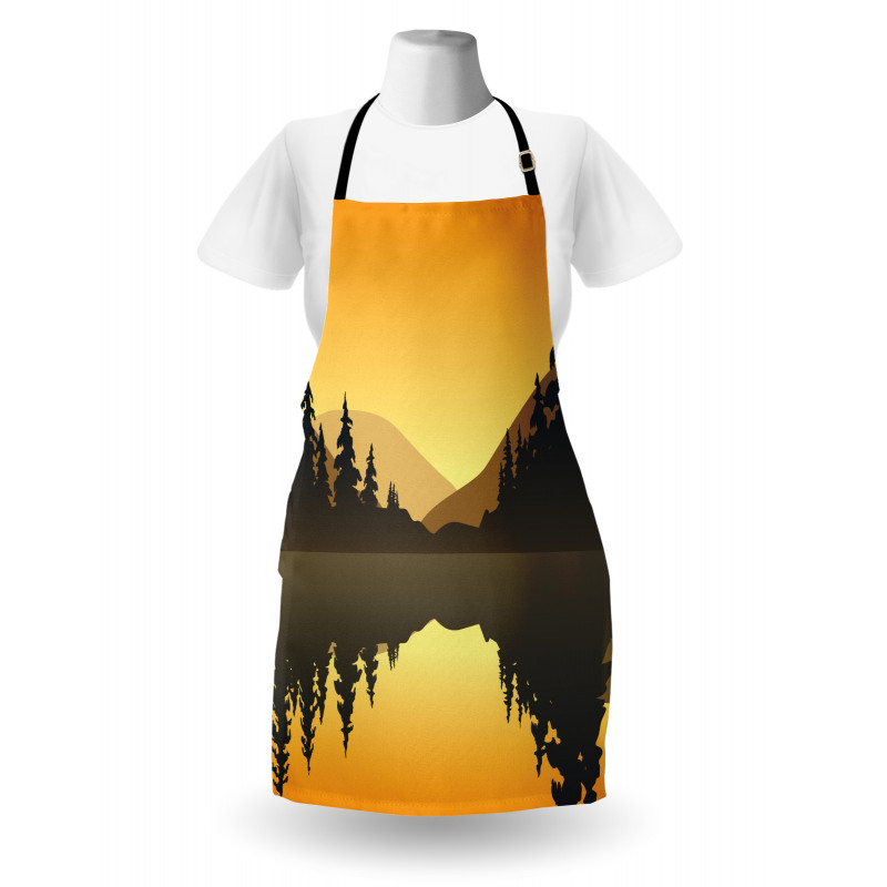 Calm Waters Hills Forest Apron