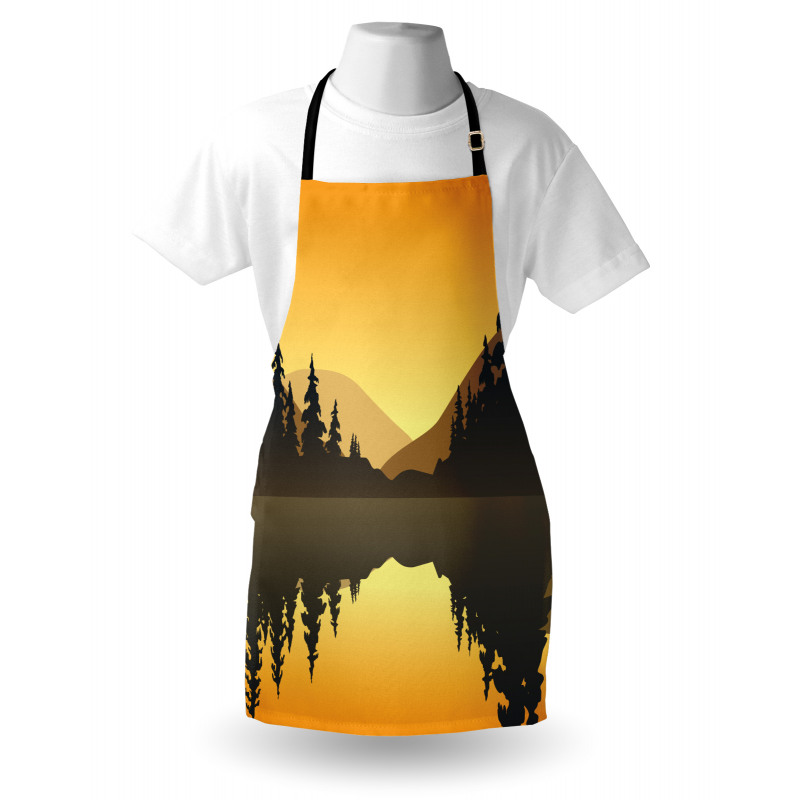 Calm Waters Hills Forest Apron