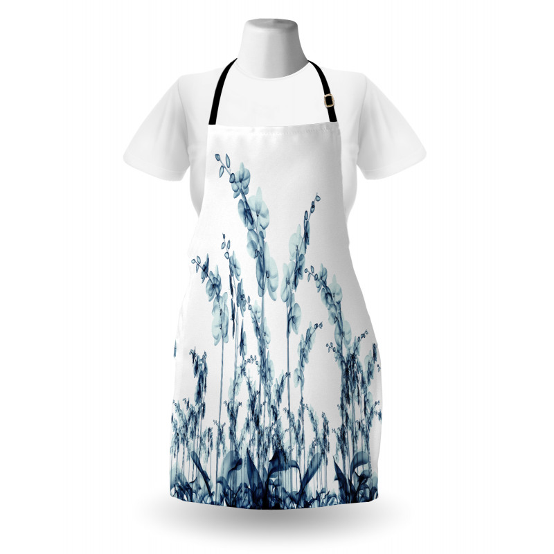 Wild Orchid Flowers Apron