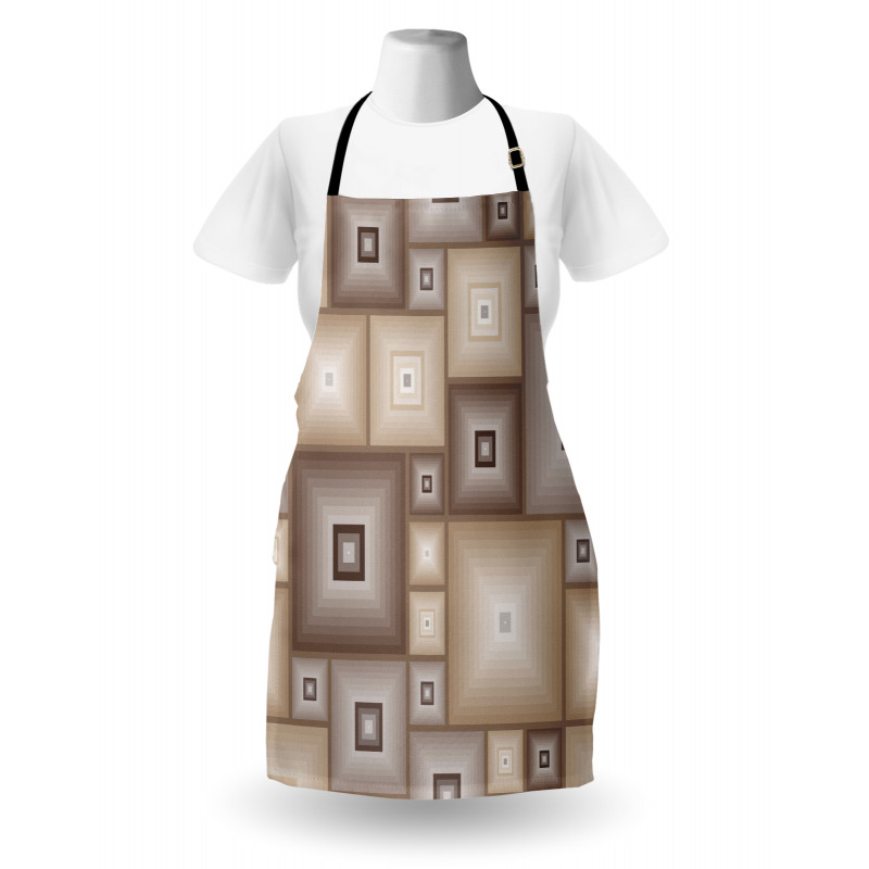 Cubic Square Retro Form Apron