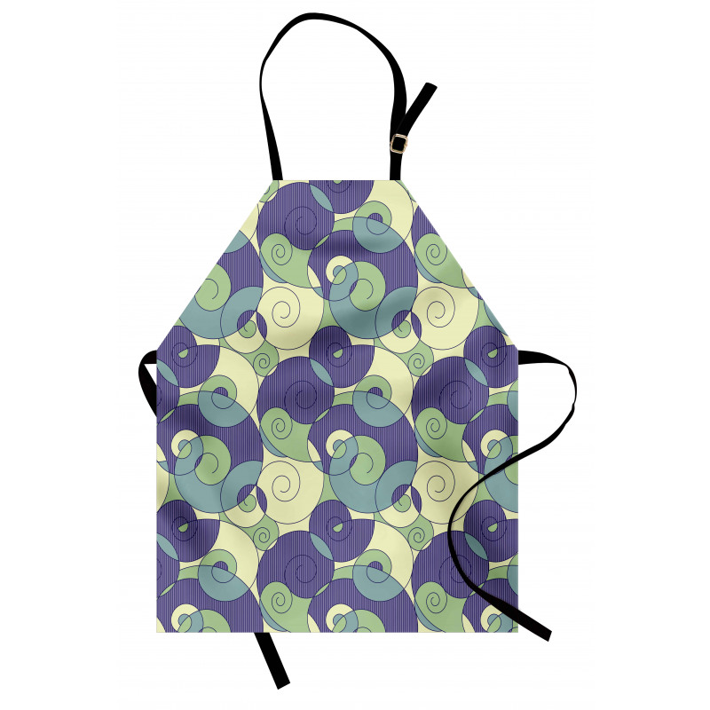 Ancient Geometry Spiral Apron