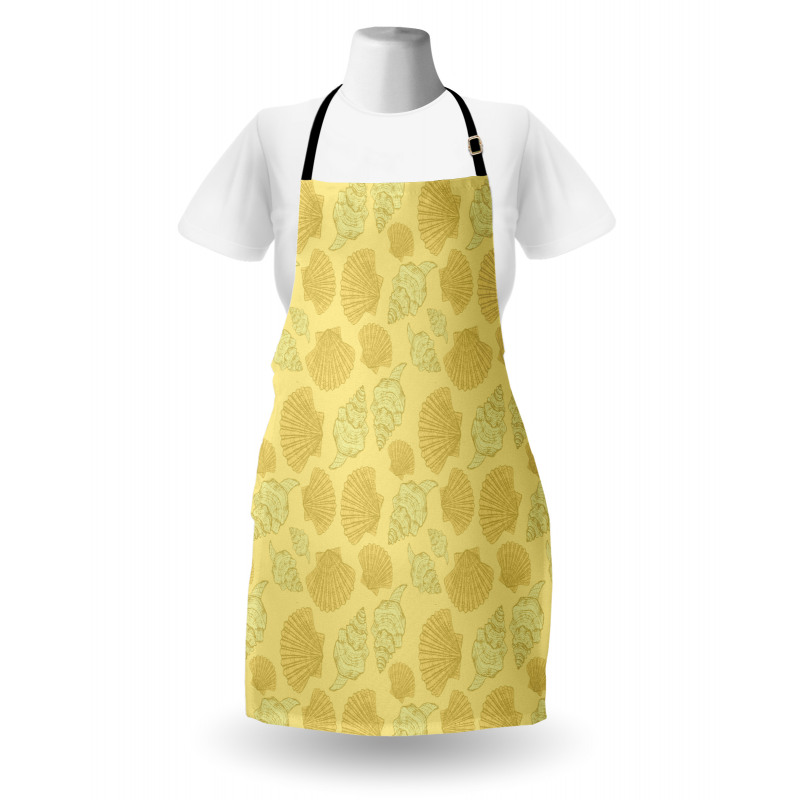 Underwater Mollusk Art Apron