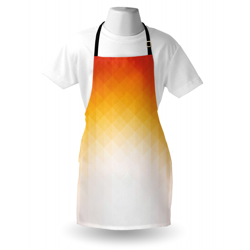 Digital Retro Triangle Apron