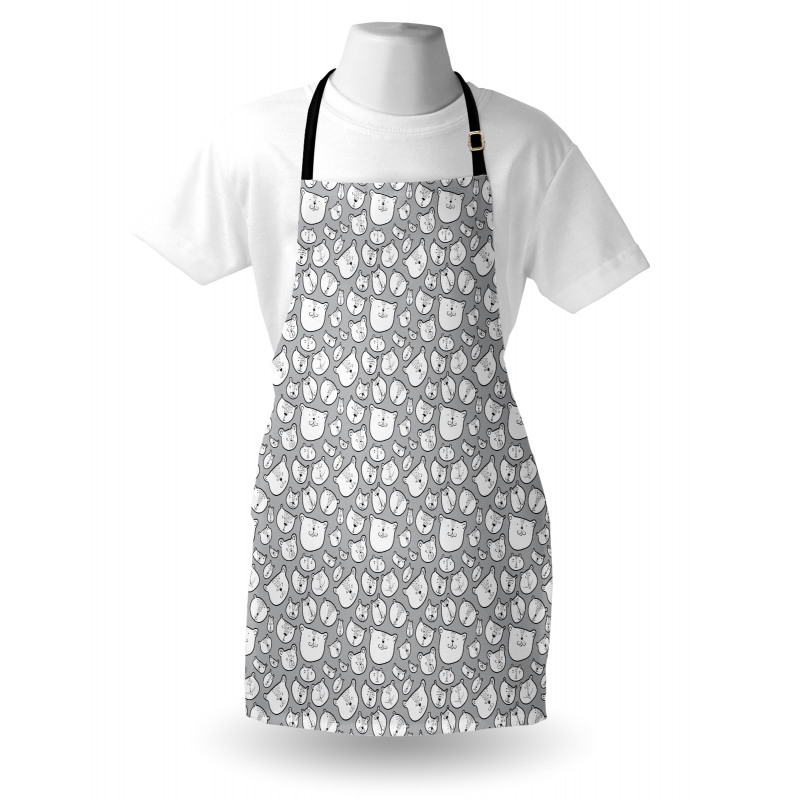 Chunky Teddy Bear Portraits Apron