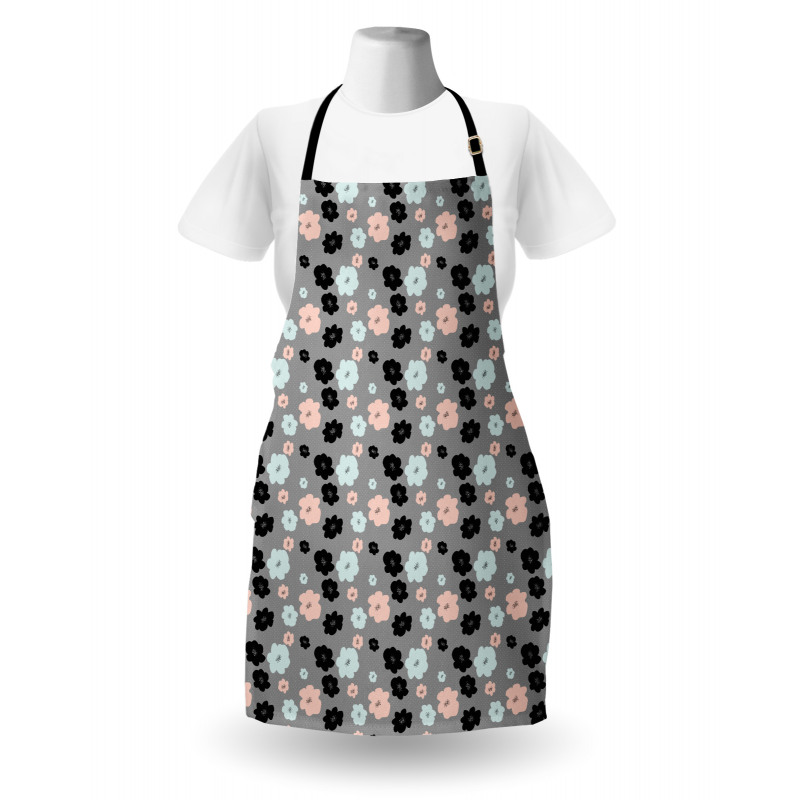 Abstract Peony Blossoms Art Apron