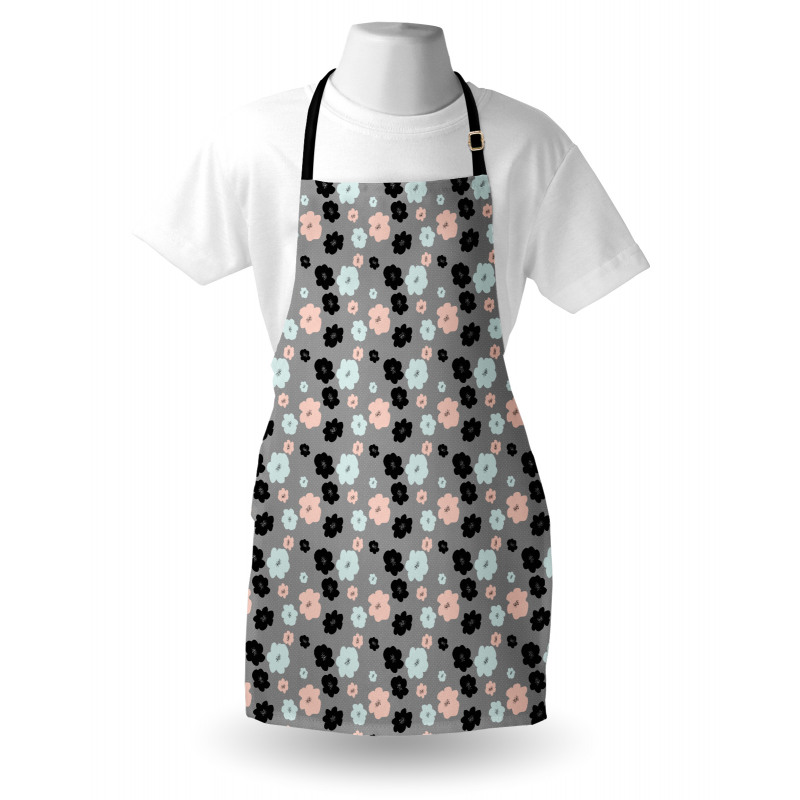 Abstract Peony Blossoms Art Apron