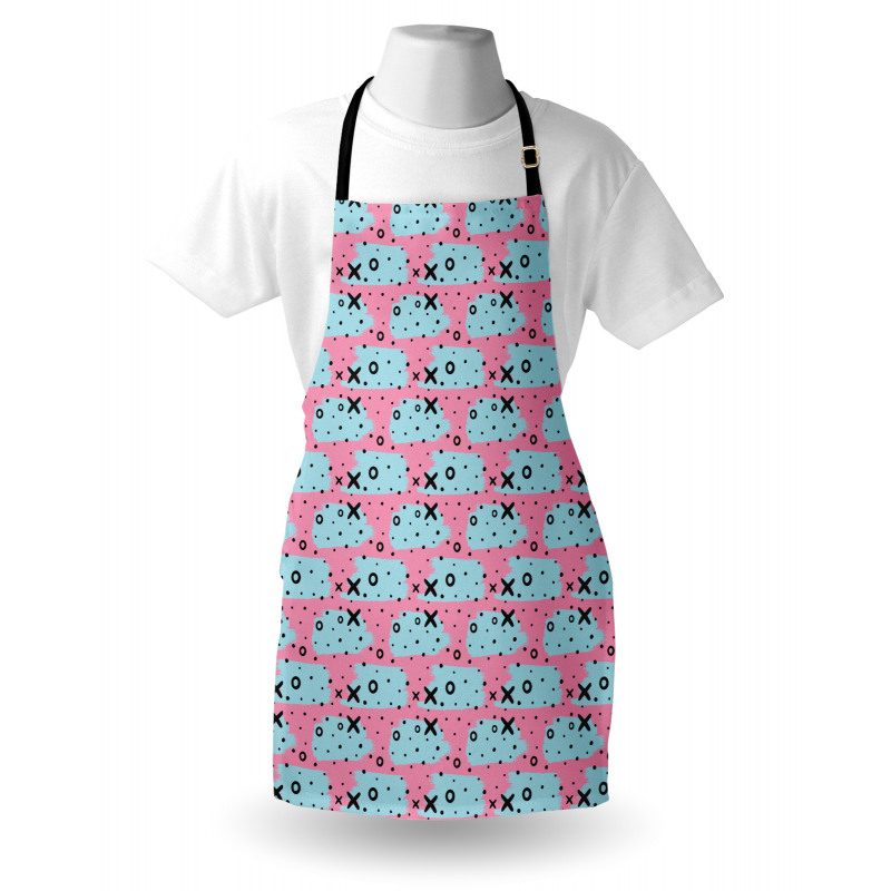 X and O Motifs Spot Apron