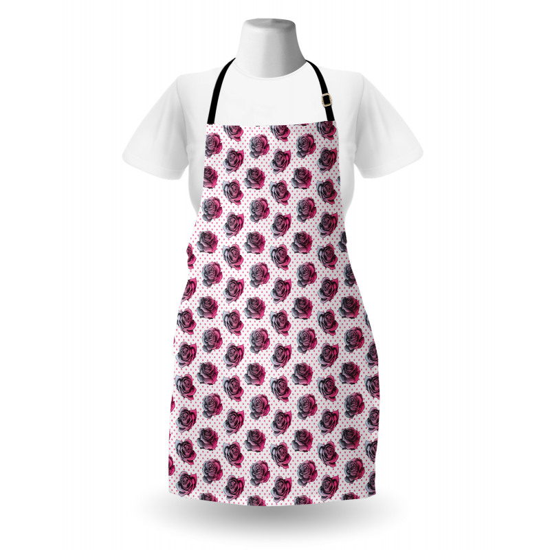 Detailed Roses Art Apron