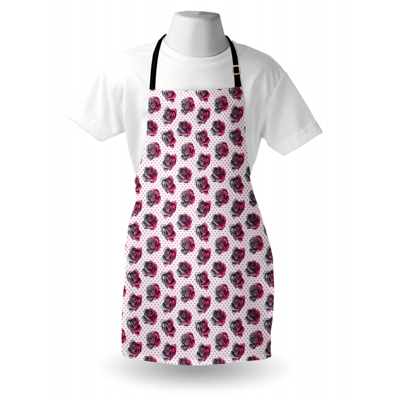 Detailed Roses Art Apron