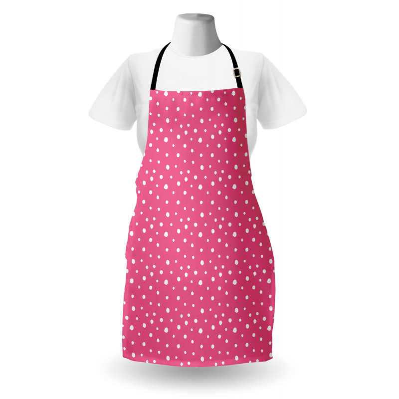 Grunge Drawn Rounds Apron