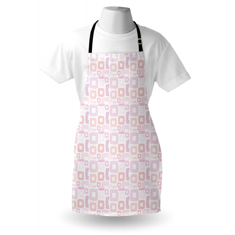 Dots Squares Art Apron