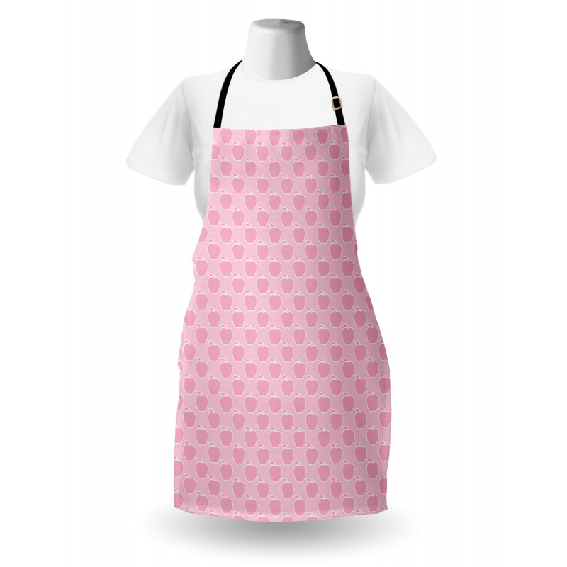 Monochrome Fruit Drawings Apron