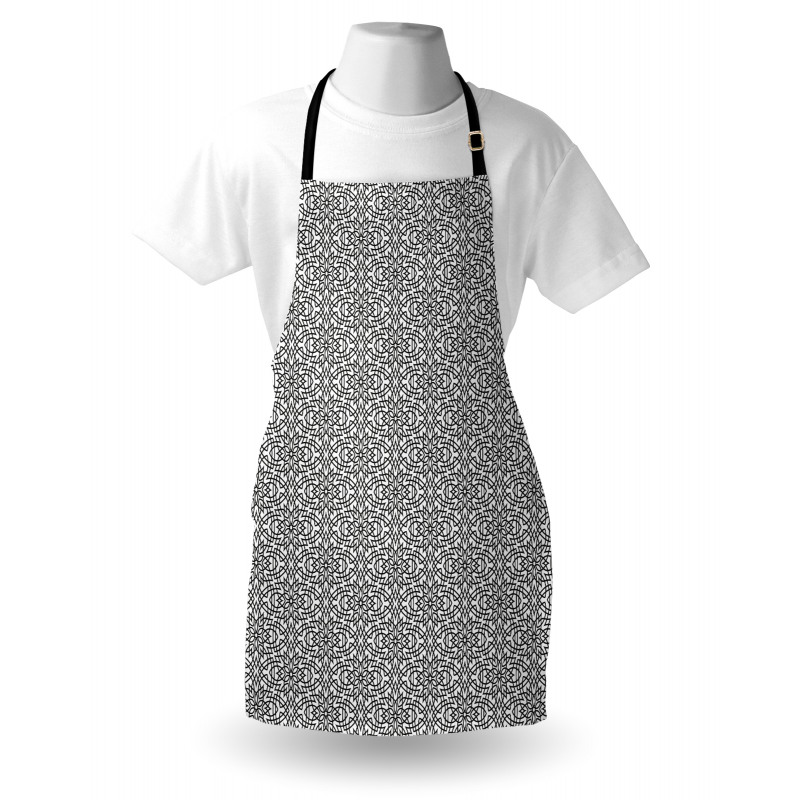 Jumble Grid Floral Details Apron