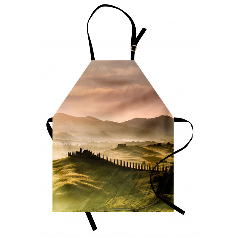 Trees Meadows Countryside Apron