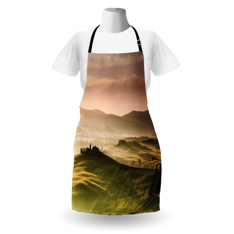 Trees Meadows Countryside Apron