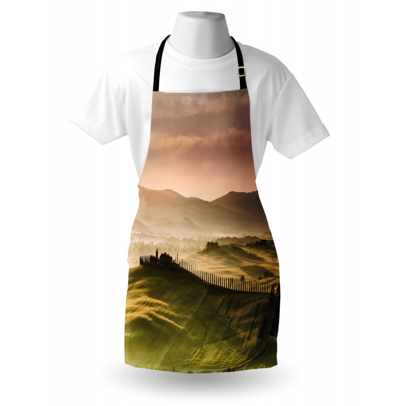 Trees Meadows Countryside Apron