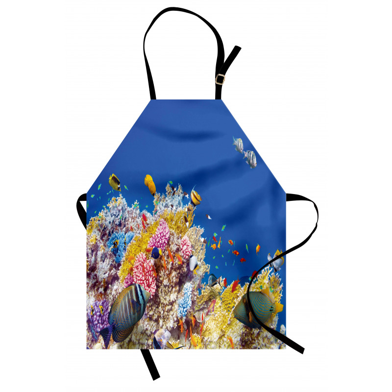 Tropical Corals Fish Apron