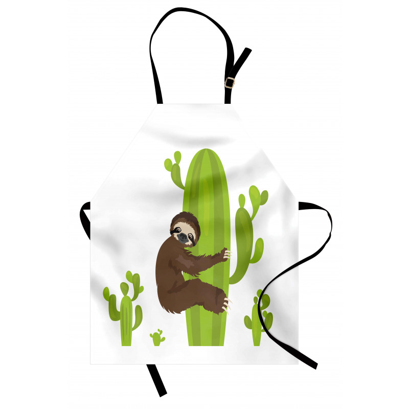 Lazy Hugging Cactus Apron