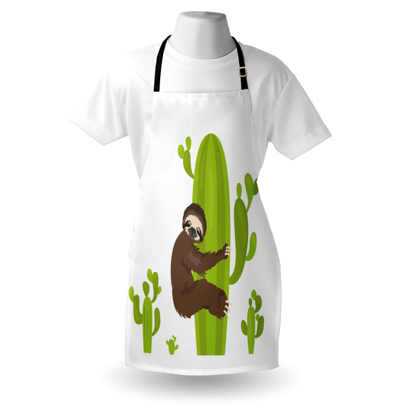 Lazy Hugging Cactus Apron