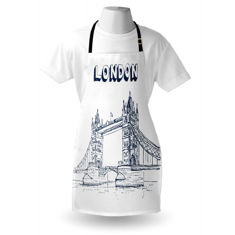 Europe Big Ben Landmark Apron