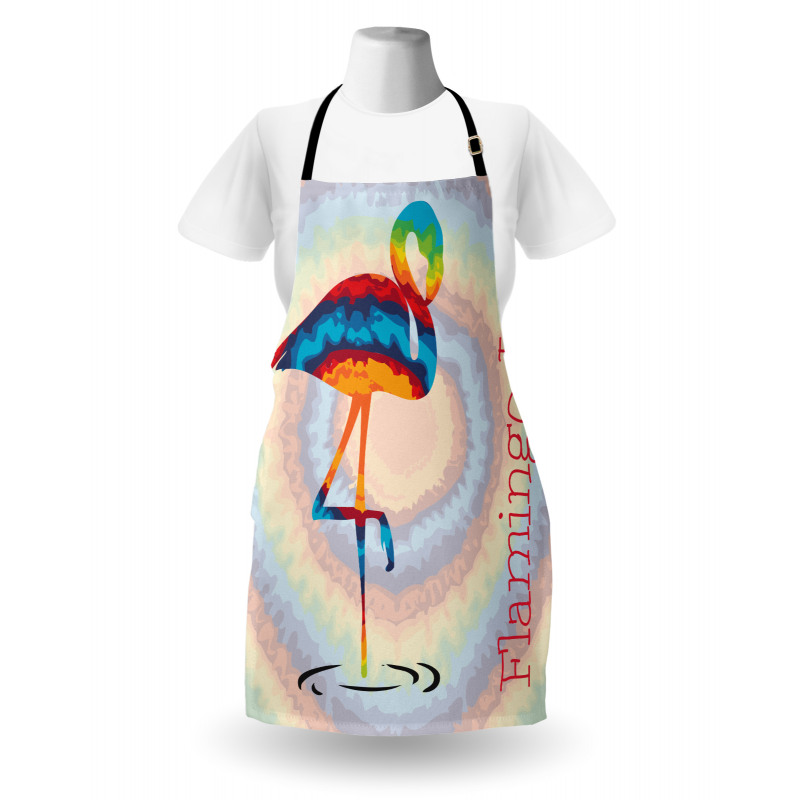 Rainbow Colored Birds Apron