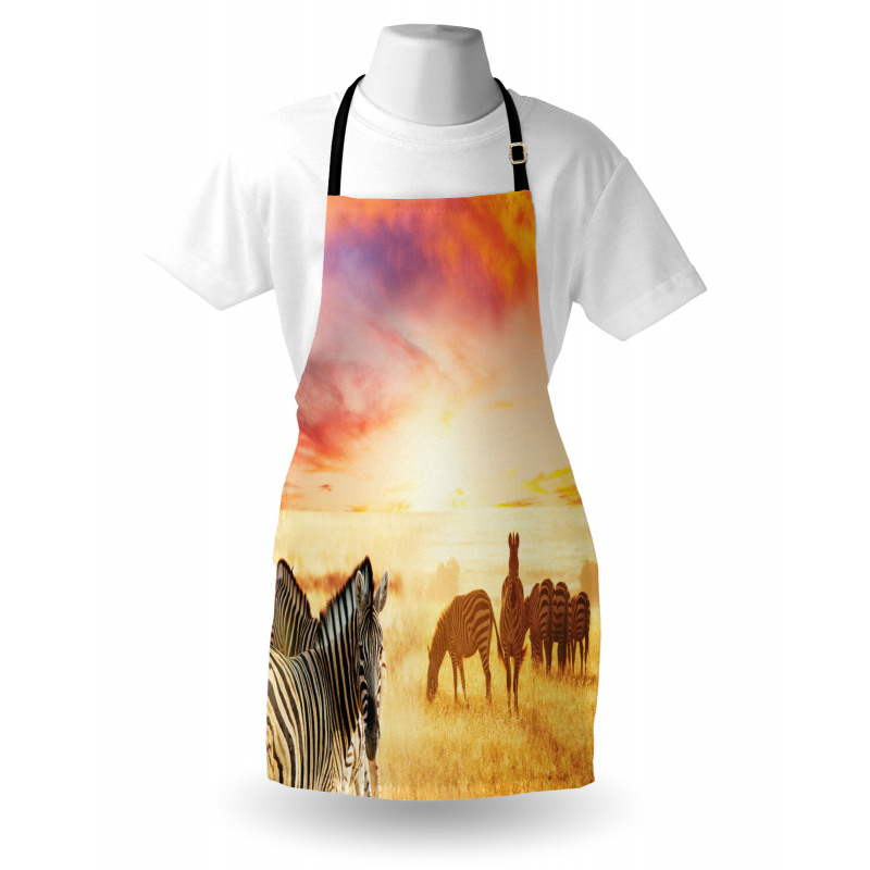 South Wild Zebra Apron