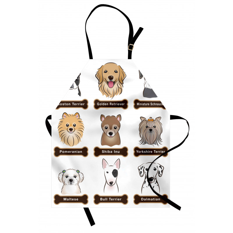 Boston Terrier Dogs Apron