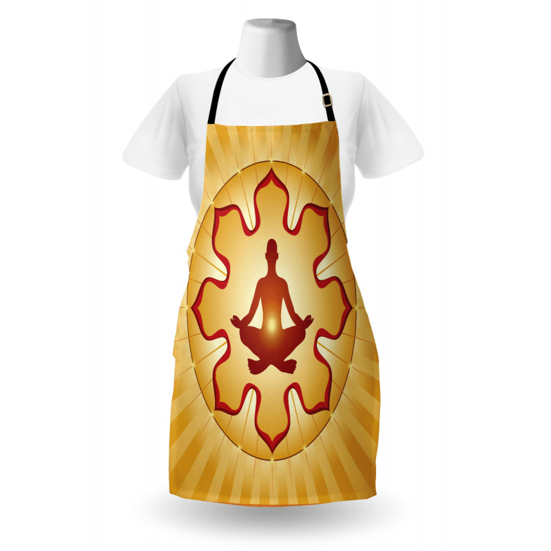 Lotus Balance Striped Apron