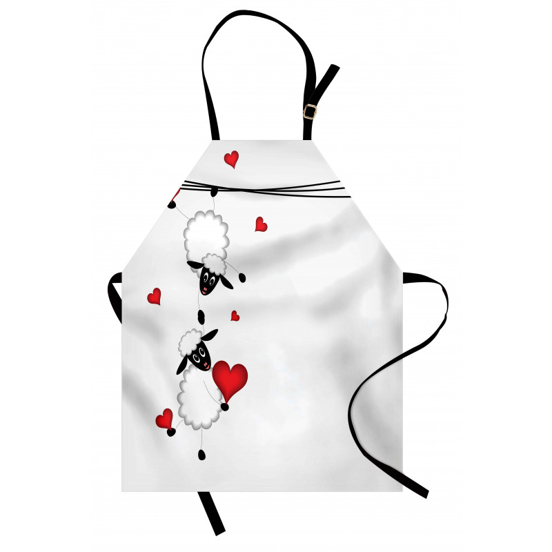 Heart Shapes in Love Apron