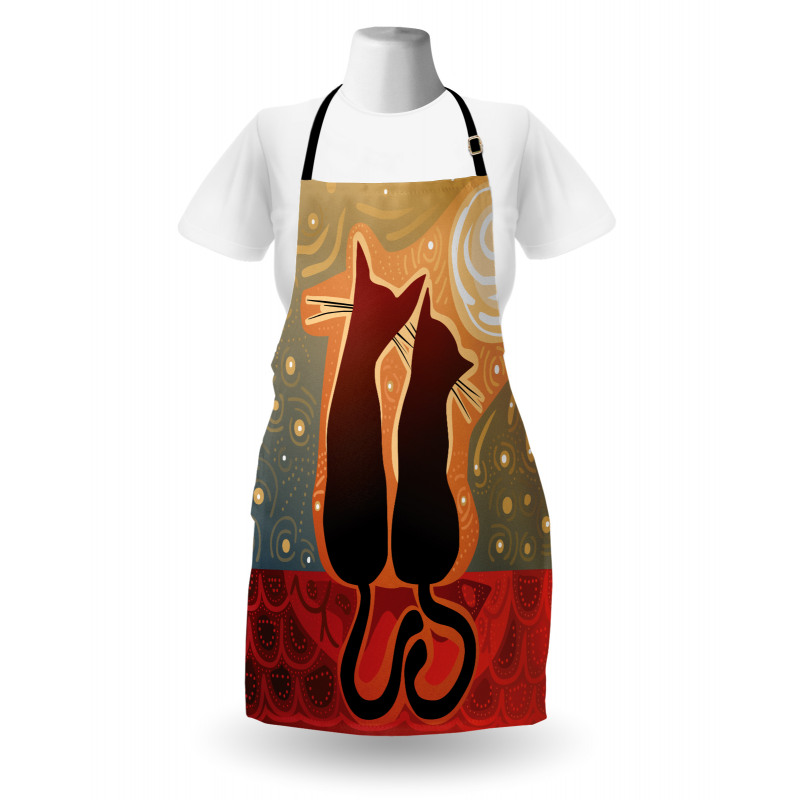 Moon in a Starry Sky Love Apron