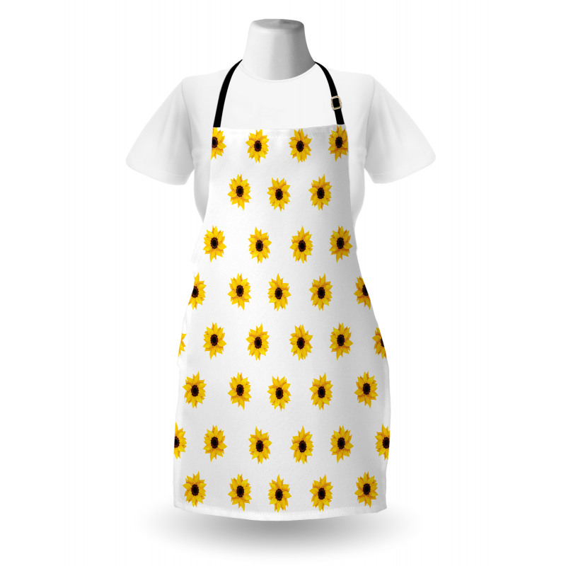 Sunflower Pattern Nature Apron