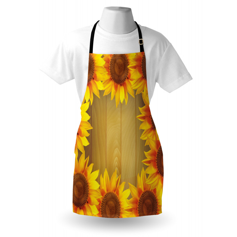 Flower Frame Circle Apron