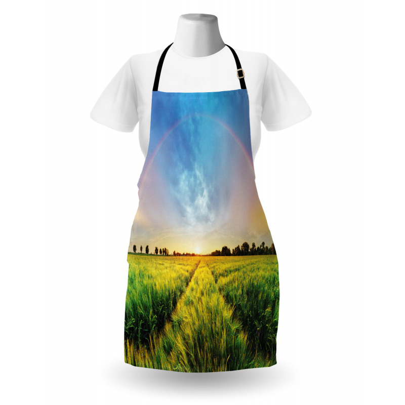 Wheat Field Nature Apron