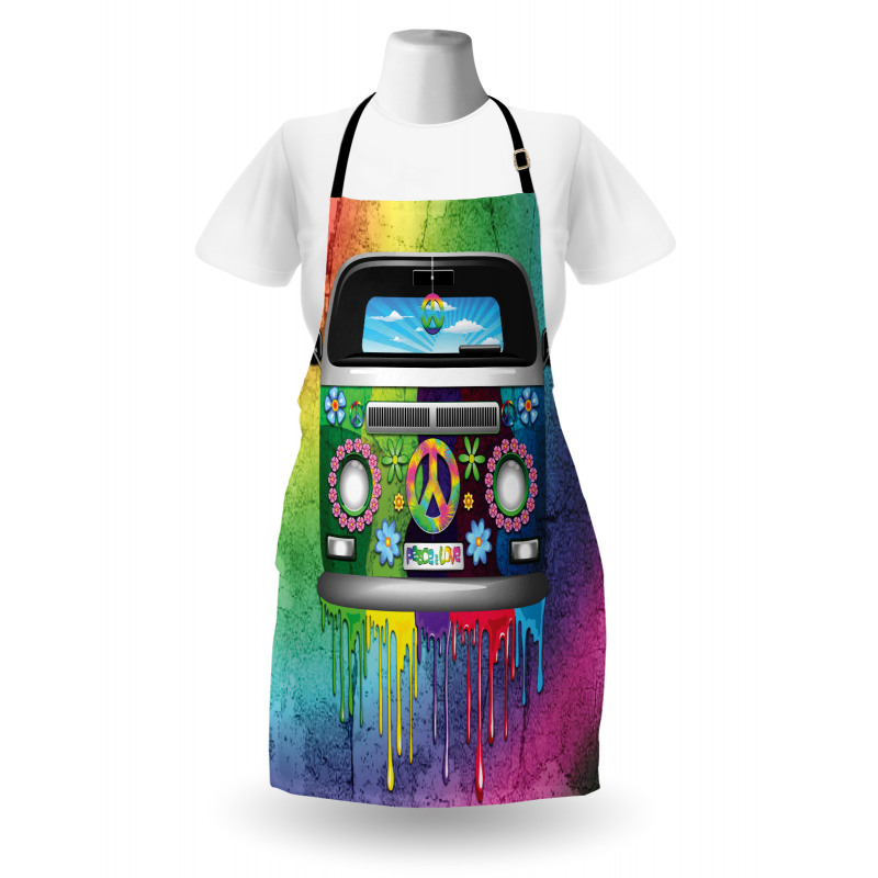 Old Style Hippie Van Apron