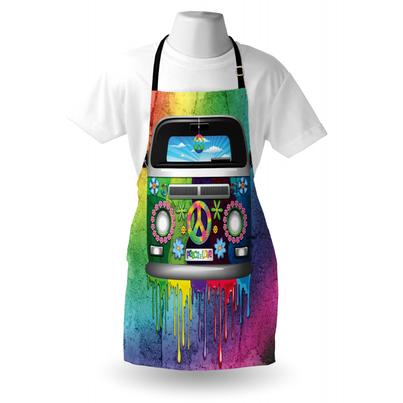 Old Style Hippie Van Apron