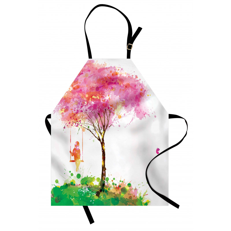 Spring Blossoming Tree Apron