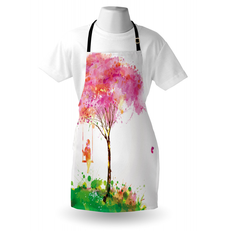Spring Blossoming Tree Apron