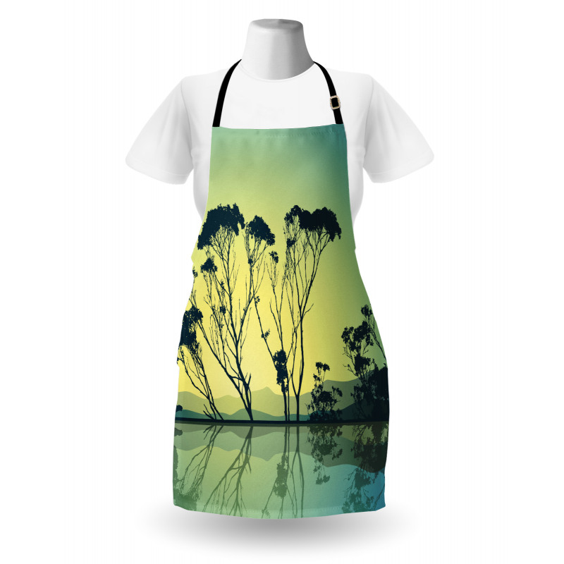 Tree Silhouettes Scenic Apron