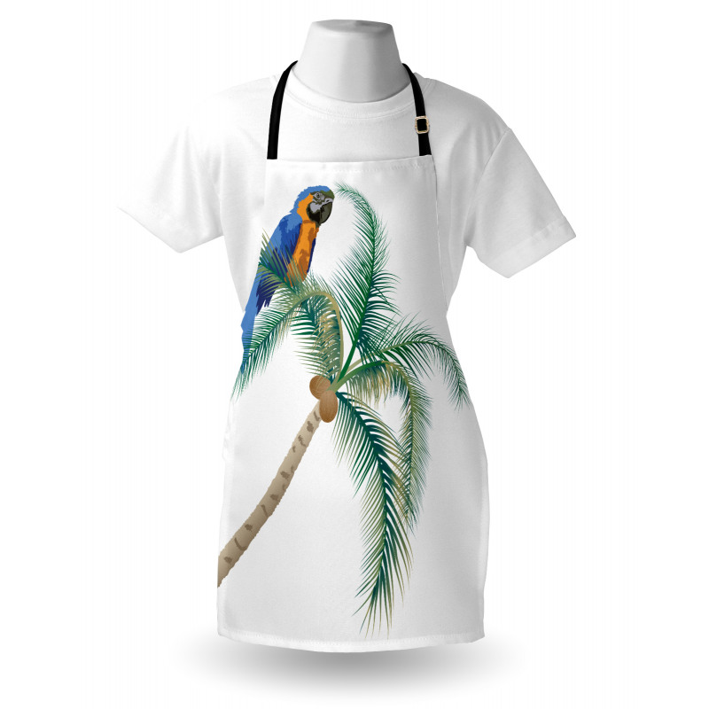 Parrot Coconut Palms Apron